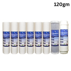 8 PCS PP Filter Cartritdge Package 120gm